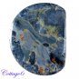 Certified 63.30Cts. NATURAL PIETERSITE FLASHY FANCY SHAPE CABOCHON GEMSTONE C6-2479