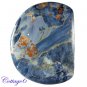 Certified 63.30Cts. NATURAL PIETERSITE FLASHY FANCY SHAPE CABOCHON GEMSTONE C6-2479