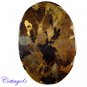 Certified  246.25Cts. NATURAL BRONZITE OVAL SHAPE CABOCHON GEMSTONE C6-2243
