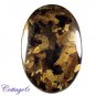 Certified  246.25Cts. NATURAL BRONZITE OVAL SHAPE CABOCHON GEMSTONE C6-2243