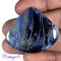 Certified 54.10Cts. NATURAL PIETERSITE FLASHY HEART CABOCHON GEMSTONE C6-2454