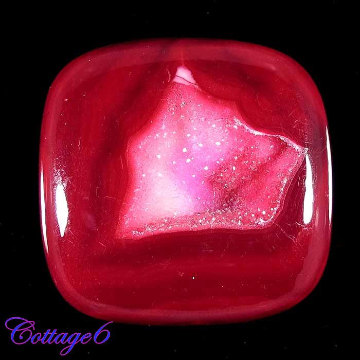 certified 84.20Cts. ONYX  DRUZY AGATE GEODE CABOCHON GEMSTONE C6-571