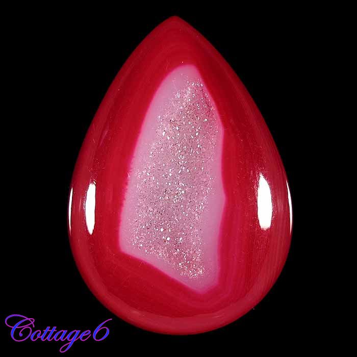 Certfied 71.67Cts. ONYX  DRUZY AGATE GEODE CABOCHON GEMSTONE C6-590