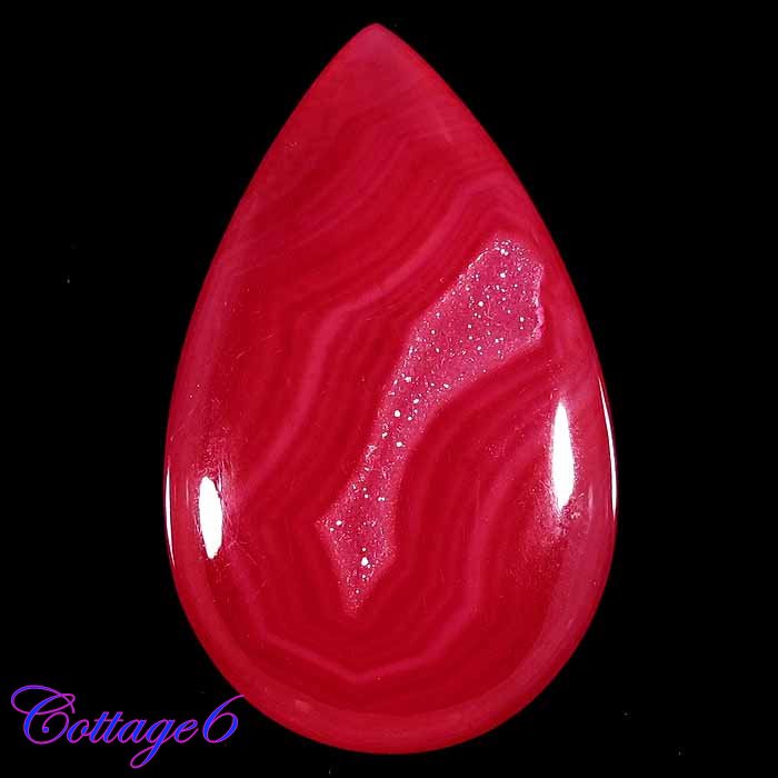 Certified 58.52Cts. ONYX  DRUZY AGATE GEODE CABOCHON GEMSTONE C6-564
