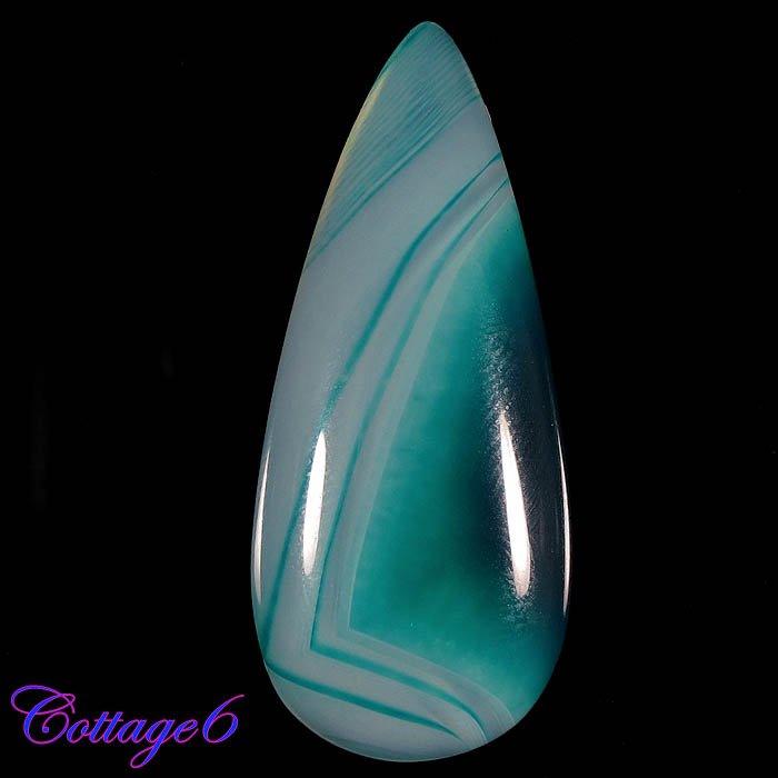 Certified 39.92Cts. NATURAL ONYX AGATE GEODE CABOCHON GEMSTONE C6-982