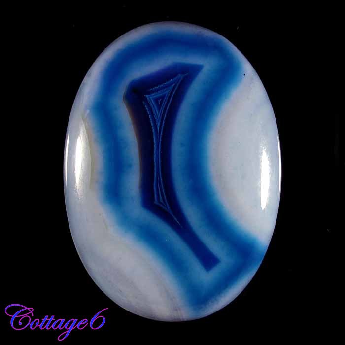 Certified 97.00Cts. NATURAL ONYX AGATE GEODE CABOCHON GEMSTONE C6-523