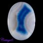Certified 97.00Cts. NATURAL ONYX AGATE GEODE CABOCHON GEMSTONE C6-523