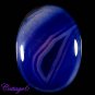 certified 88.40Cts. NATURAL ONYX AGATE GEODE CABOCHON GEMSTONE C6-528