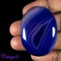 certified 88.40Cts. NATURAL ONYX AGATE GEODE CABOCHON GEMSTONE C6-528
