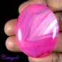 Certified 87.70Cts. NATURAL ONYX AGATE GEODE CABOCHON GEMSTONE C6-518