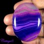 Certified 95.95Cts. NATURAL ONYX AGATE GEODE CABOCHON GEMSTONE C6-529