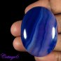 Certified 82.15Cts. NATURAL ONYX AGATE GEODE CABOCHON GEMSTONE C6-530
