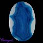 Certified 104.85Cts. NATURAL ONYX AGATE GEODE CABOCHON GEMSTONE C6-549