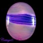 Certified 92.35Cts. NATURAL ONYX AGATE GEODE CABOCHON GEMSTONE C6-555