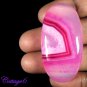 Certified 80.55Cts. NATURAL ONYX AGATE GEODE CABOCHON GEMSTONE C6-532