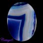 Certified 101.80Cts. NATURAL ONYX AGATE GEODE CABOCHON GEMSTONE C6-540