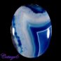 Certified 101.80Cts. NATURAL ONYX AGATE GEODE CABOCHON GEMSTONE C6-540