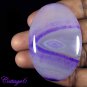 Certified 127.75Cts. NATURAL ONYX AGATE GEODE CABOCHON GEMSTONE C6-562