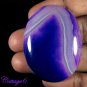 Certified 95.65Cts. NATURAL ONYX AGATE GEODE CABOCHON GEMSTONE C6-560