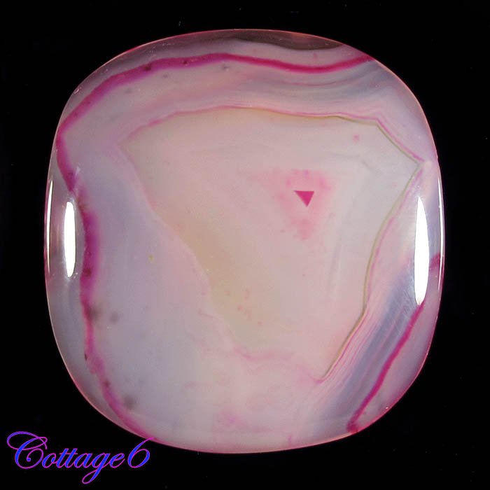 Certified 91.65Cts. NATURAL ONYX AGATE GEODE CABOCHON GEMSTONE C6-531