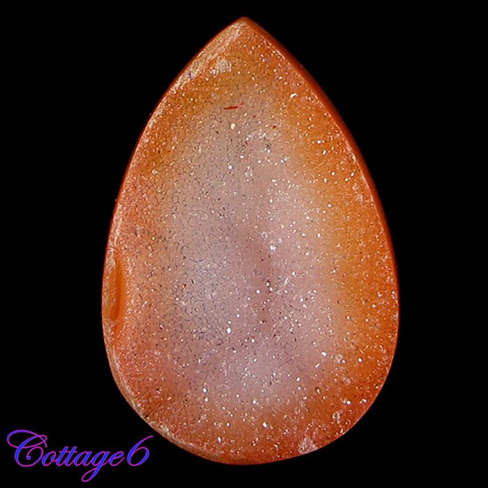 Certified 51.75Cts. CRYSTAL DRUZY AGATE GEODE CABOCHON GEMSTONE C6-814