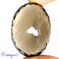 Certified 128.60Cts. NATURAL SMOKY QUARTZ CUT GEMSTONE C6-33