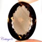 Certified 128.60Cts. NATURAL SMOKY QUARTZ CUT GEMSTONE C6-33