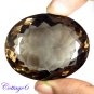 Certified 201.65Cts. NATURAL SMOKY QUARTZ CUT GEMSTONE C6-51