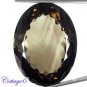 Certified 69.05Cts. NATURAL SMOKY QUARTZ CUT GEMSTONE C6-39