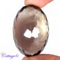 Certified 82.48Cts. NATURAL SMOKY QUARTZ CUT GEMSTONE C6-31