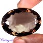 Certified 82.48Cts. NATURAL SMOKY QUARTZ CUT GEMSTONE C6-31