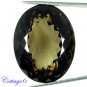 Certified 80.95Cts. NATURAL SMOKY QUARTZ CUT GEMSTONE C6-36