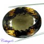 Certified 80.95Cts. NATURAL SMOKY QUARTZ CUT GEMSTONE C6-36