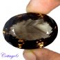 Certified 75.37Cts. NATURAL SMOKY QUARTZ CUT GEMSTONE C6-45