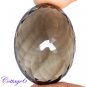 Certified 78.60Cts. NATURAL SMOKY QUARTZ CUT GEMSTONE C6-42