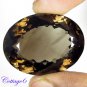 Certified 78.60Cts. NATURAL SMOKY QUARTZ CUT GEMSTONE C6-42