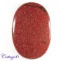 Certified 68.81Cts. BROWN STAR SUNSTONE CABOCHON GEMSTONE C6-434