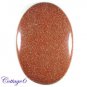 Certifeid 96.87Cts. BROWN STAR SUNSTONE CABOCHON GEMSTONE C6-439
