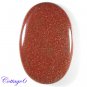 Certified 74.14Cts. BROWN STAR SUNSTONE CABOCHON GEMSTONE C6-433
