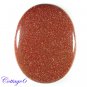 Certified 88.39Cts. BROWN STAR SUNSTONE CABOCHON GEMSTONE C6-438