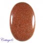 Certified 69.46Cts. BROWN STAR SUNSTONE CABOCHON GEMSTONE C6-431