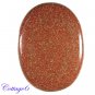 Certifie d125.93Cts. BROWN STAR SUNSTONE CABOCHON GEMSTONE C6-430