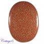 Certifie d125.93Cts. BROWN STAR SUNSTONE CABOCHON GEMSTONE C6-430