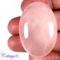 Certified 100.75Cts. NATURAL ROSE QUARTZ CABOCHON GEMSTONE C6-414