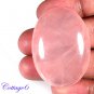 Certified 90.83Cts. NATURAL ROSE QUARTZ CABOCHON GEMSTONE C6-415