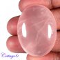 Certified 91.10Cts. NATURAL ROSE QUARTZ CABOCHON GEMSTONE C6-421