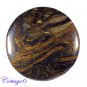 Certified 267.40Cts. NATURAL IRON TIGER CABOCHON GEMSTONE C6-2220