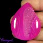 Certified 53.10Cts. ONYX DRUZY AGATE GEODE PEARL SHAPE CABOCHON GEMSTONE C6-698