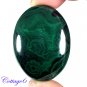 Certified  142.50Cts. NATURAL GREEN MALACHITE OVAL CABOCHON GEMSTONE C6-2197