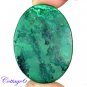 Certified  142.50Cts. NATURAL GREEN MALACHITE OVAL CABOCHON GEMSTONE C6-2197